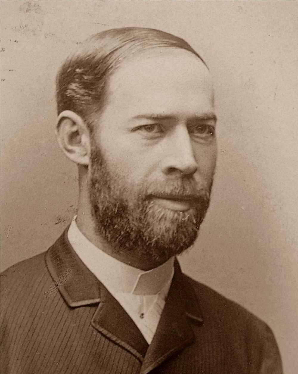 A photograph of Heinrich Hertz