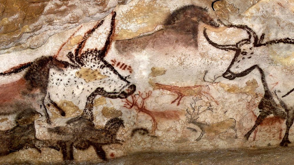 The cave paintings of Lascaux.